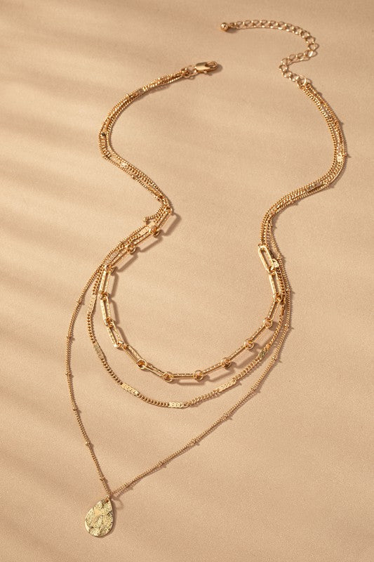 Terry Layered Chunky Chain Necklace