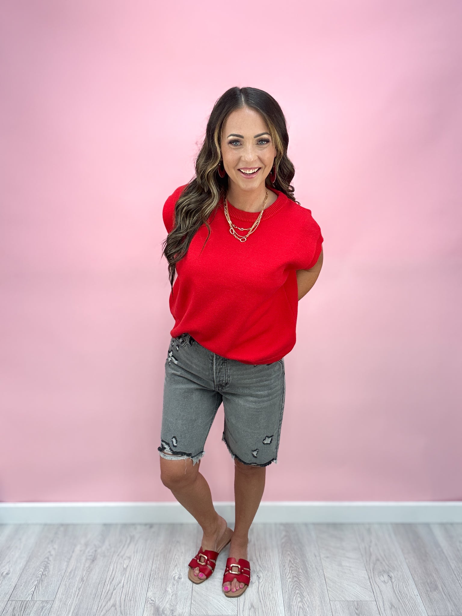 Sylvia Sleeveless Sweater Vest