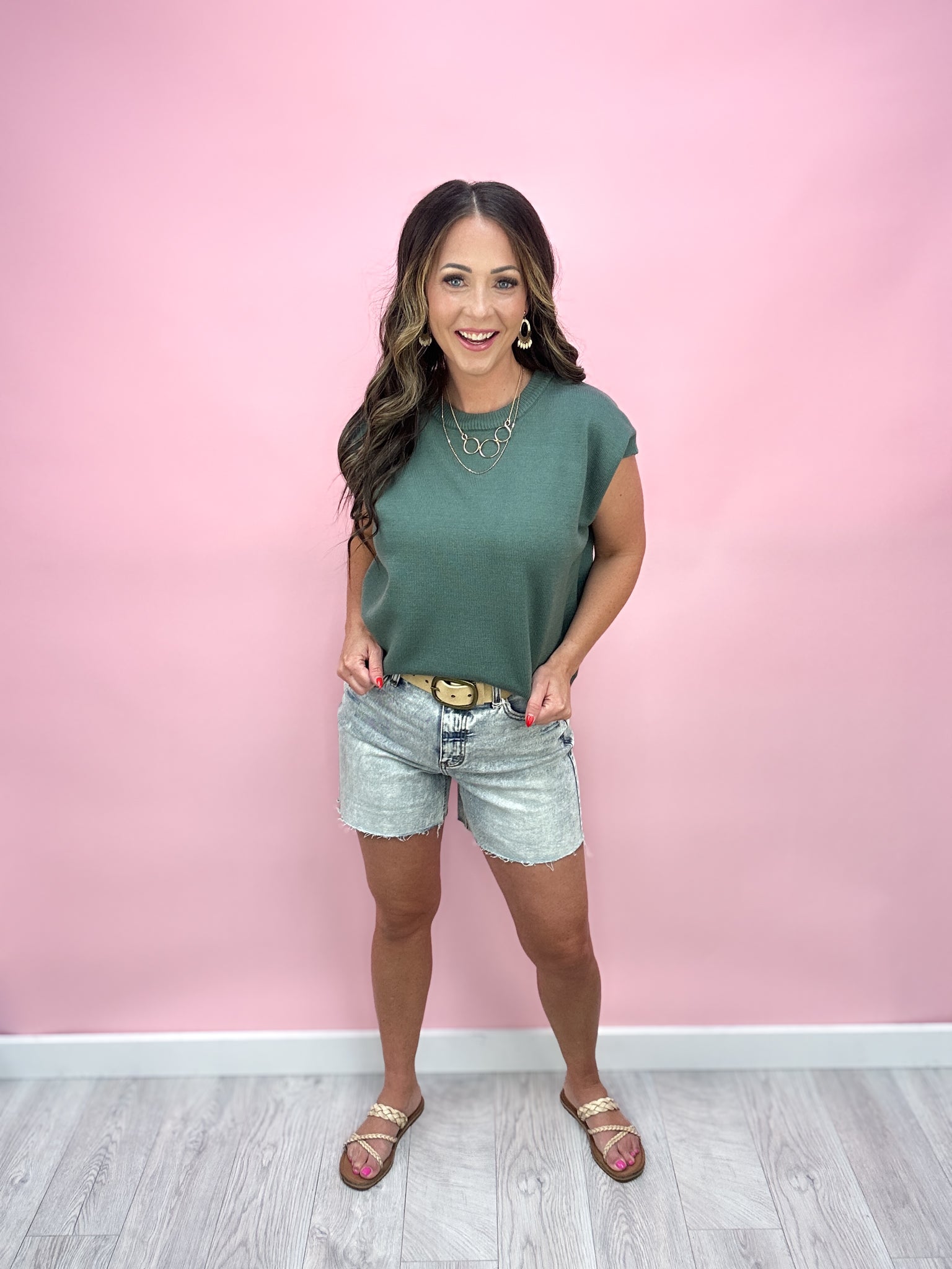 Sylvia Sleeveless Sweater Vest