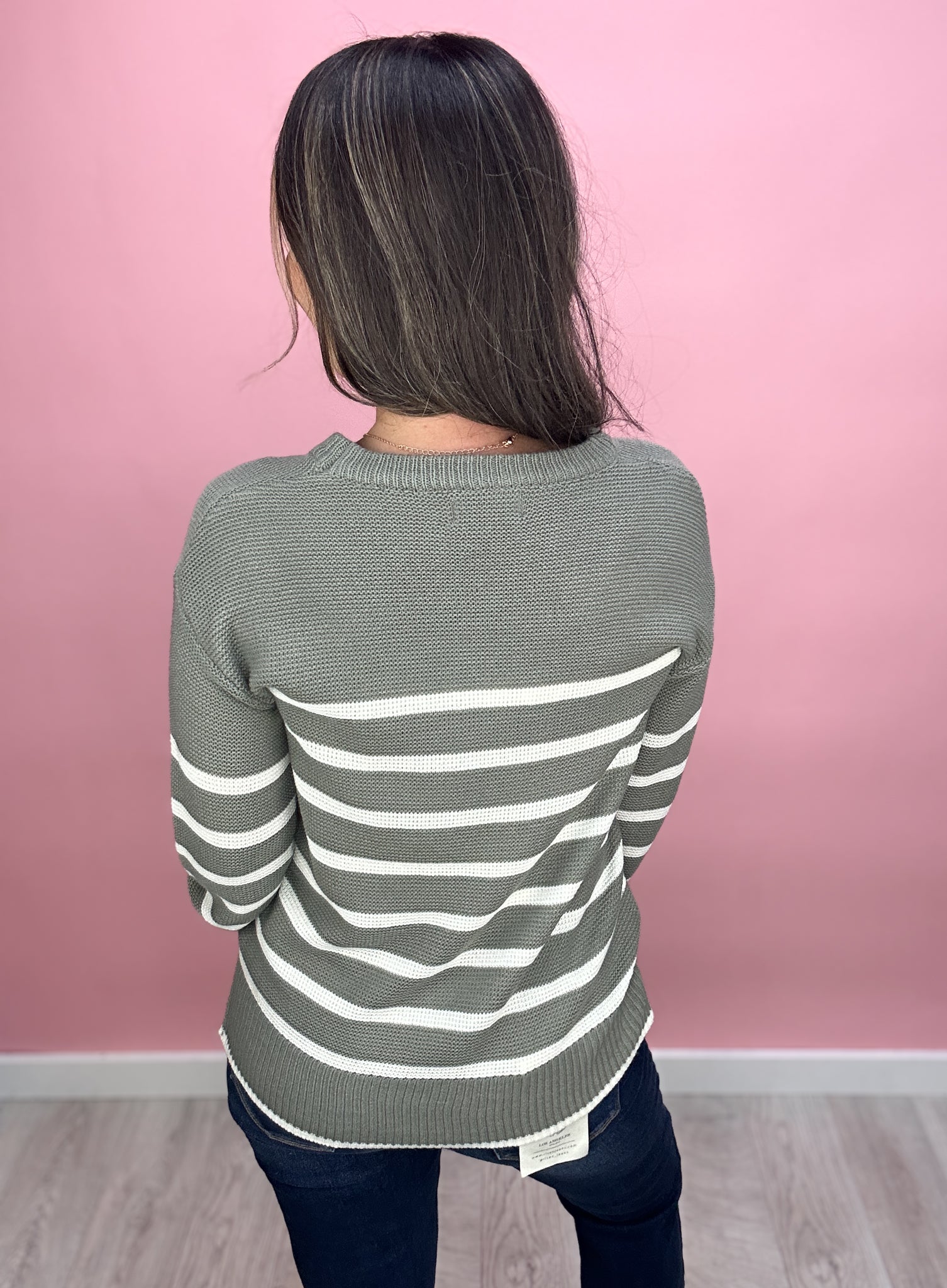 Jade Striped Sweater