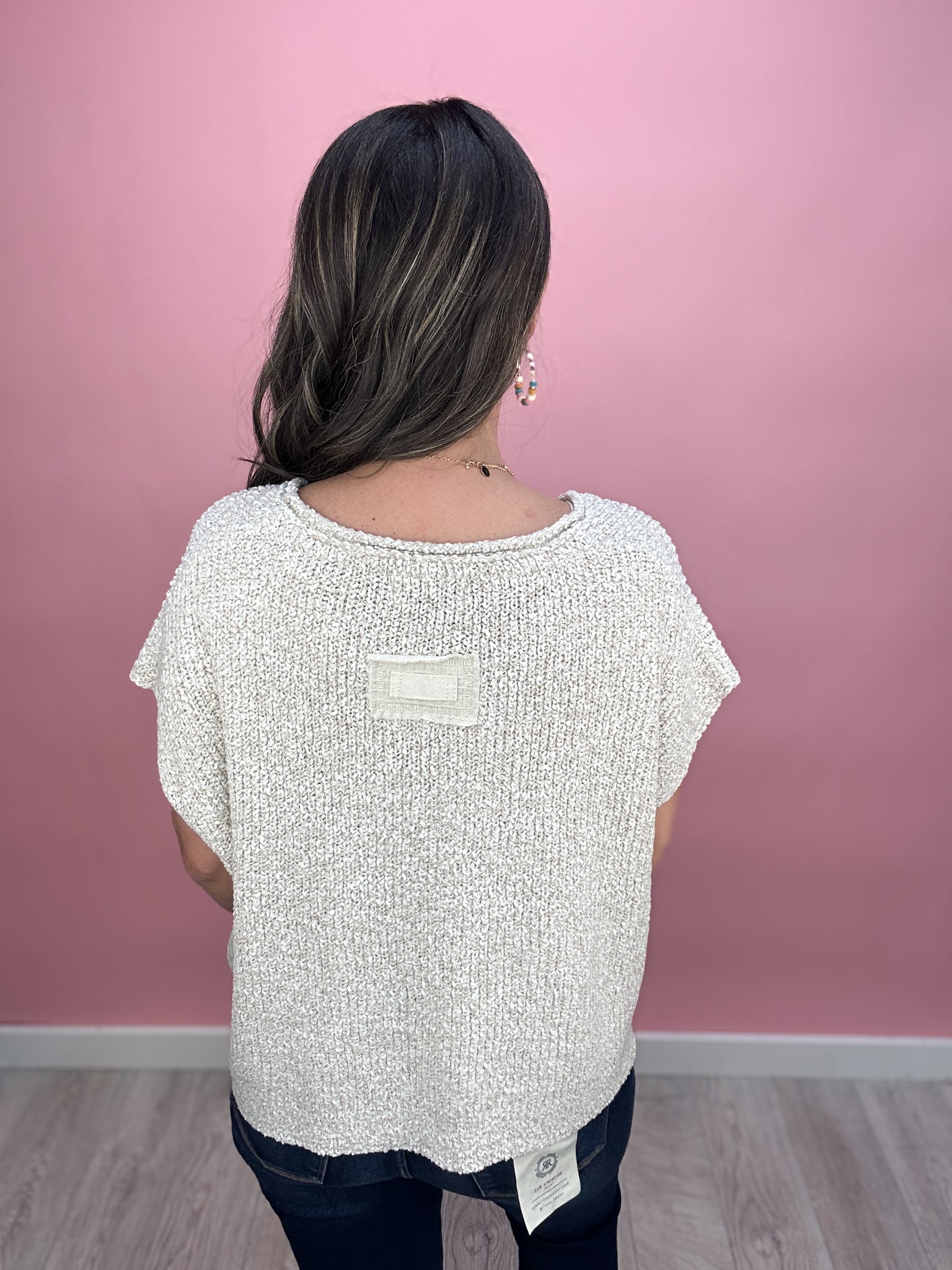 Archer Split Neck Top