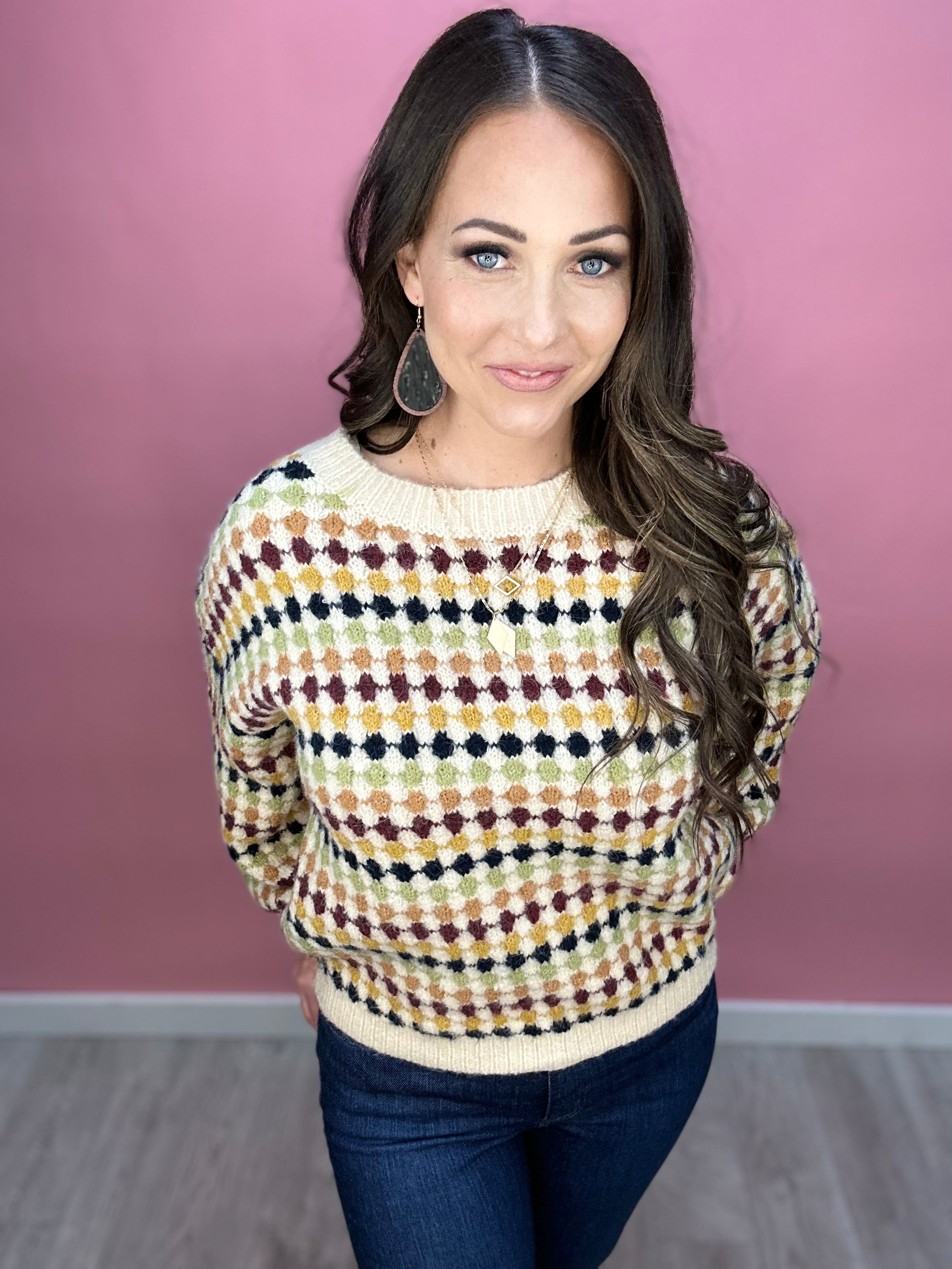 Eden Multicolor Knit Sweater