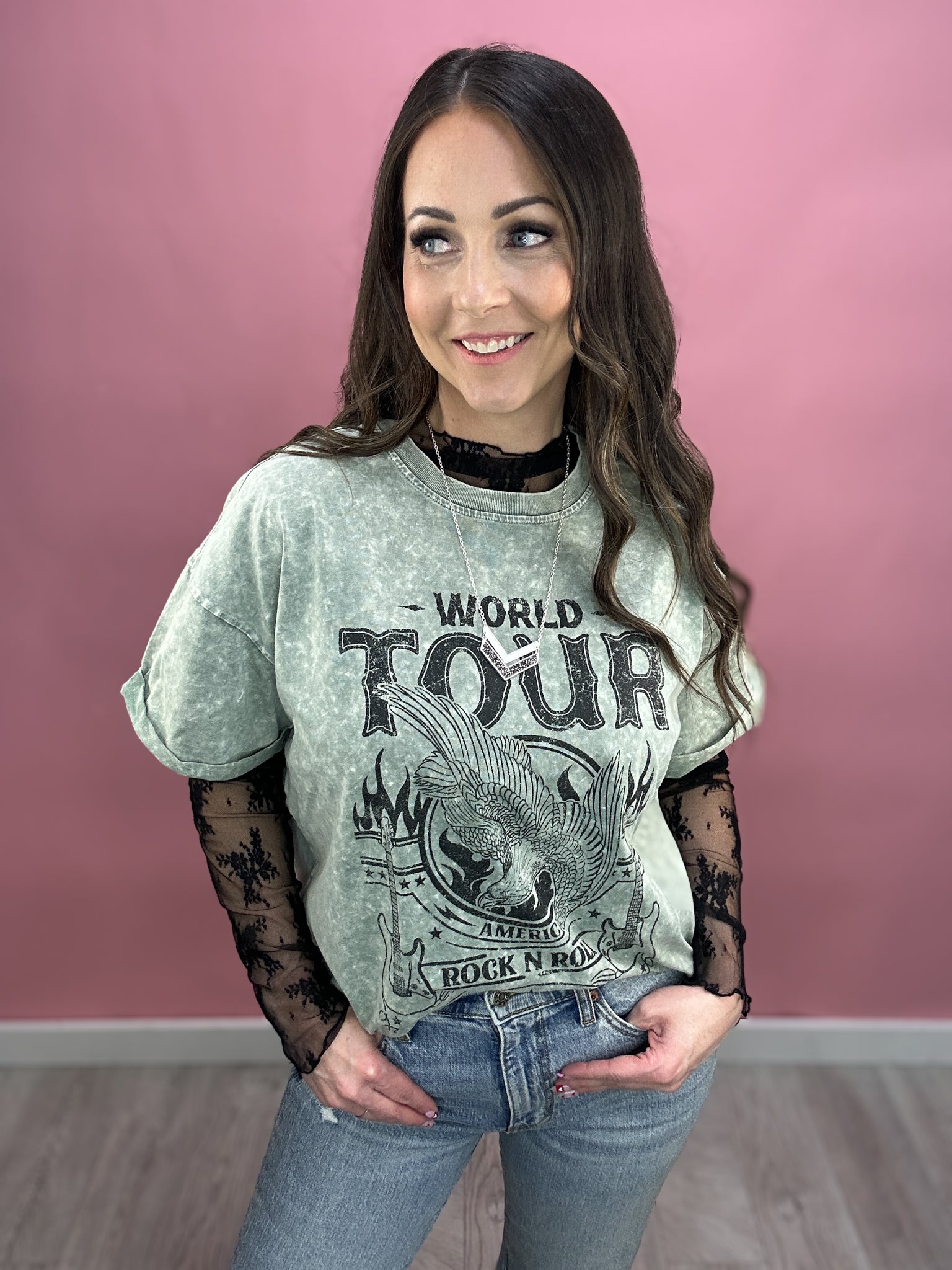 World Tour Rock 'N' Roll Graphic Tee