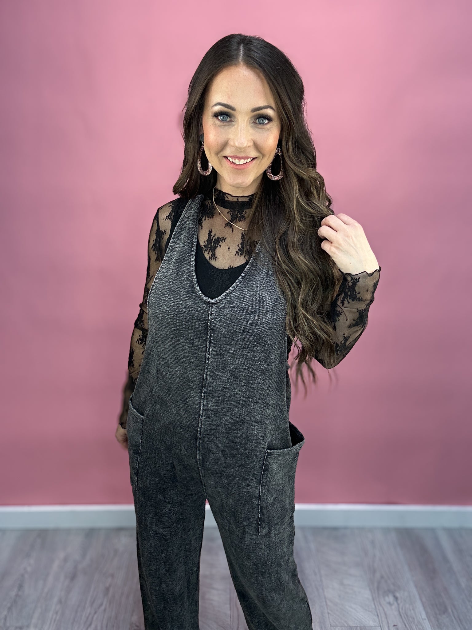 Damon Mineral Washed Jumpsuit