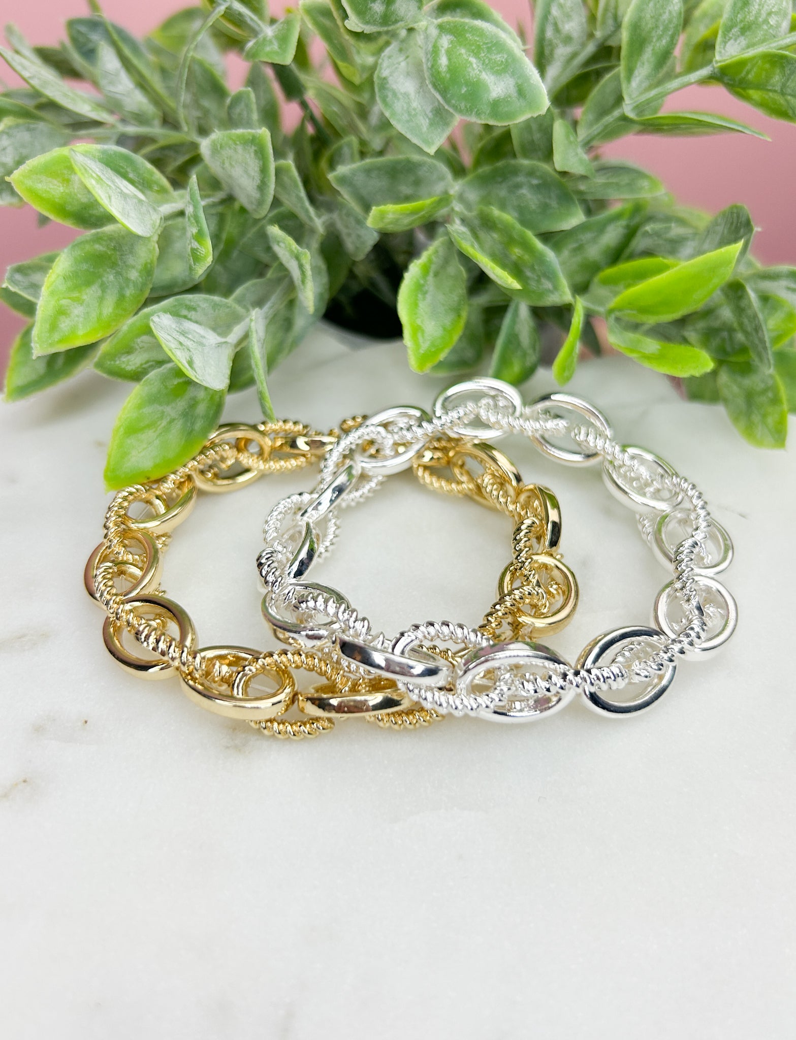 Baxter Chain Link Stretch Bracelet