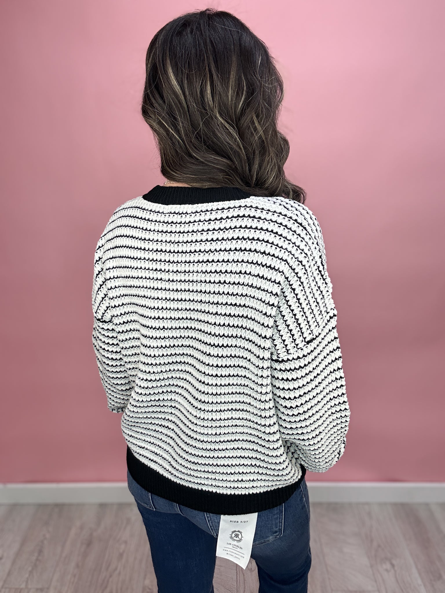 Estrella Waffle Knit Sweater