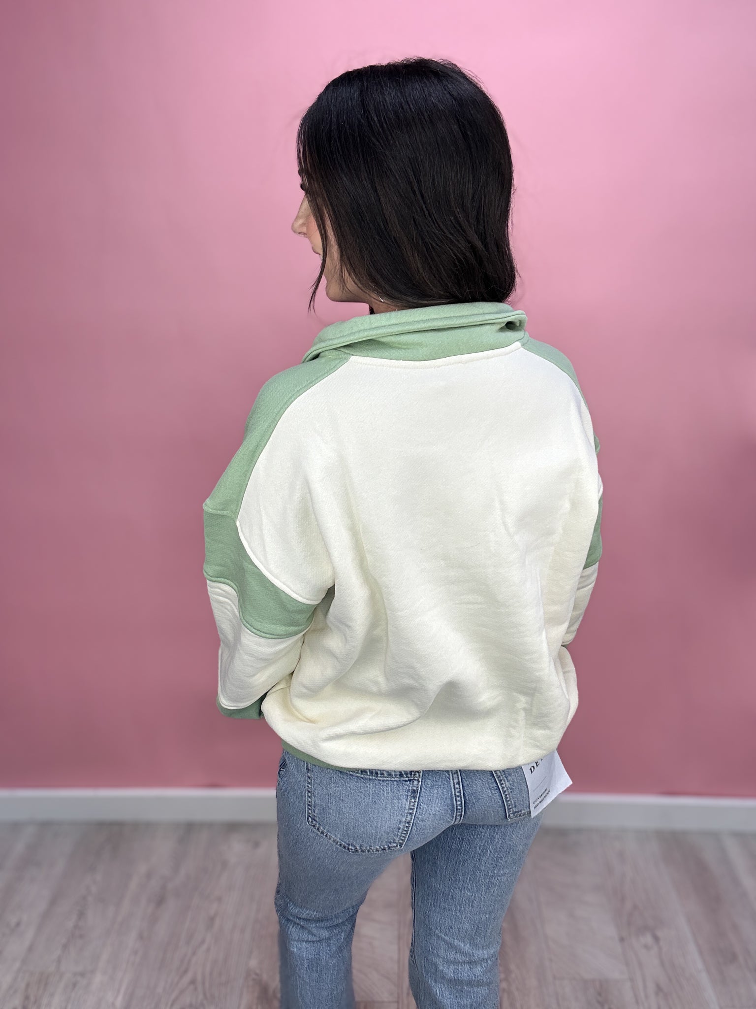 Tiana Oversized Colorblock Sweatshirt