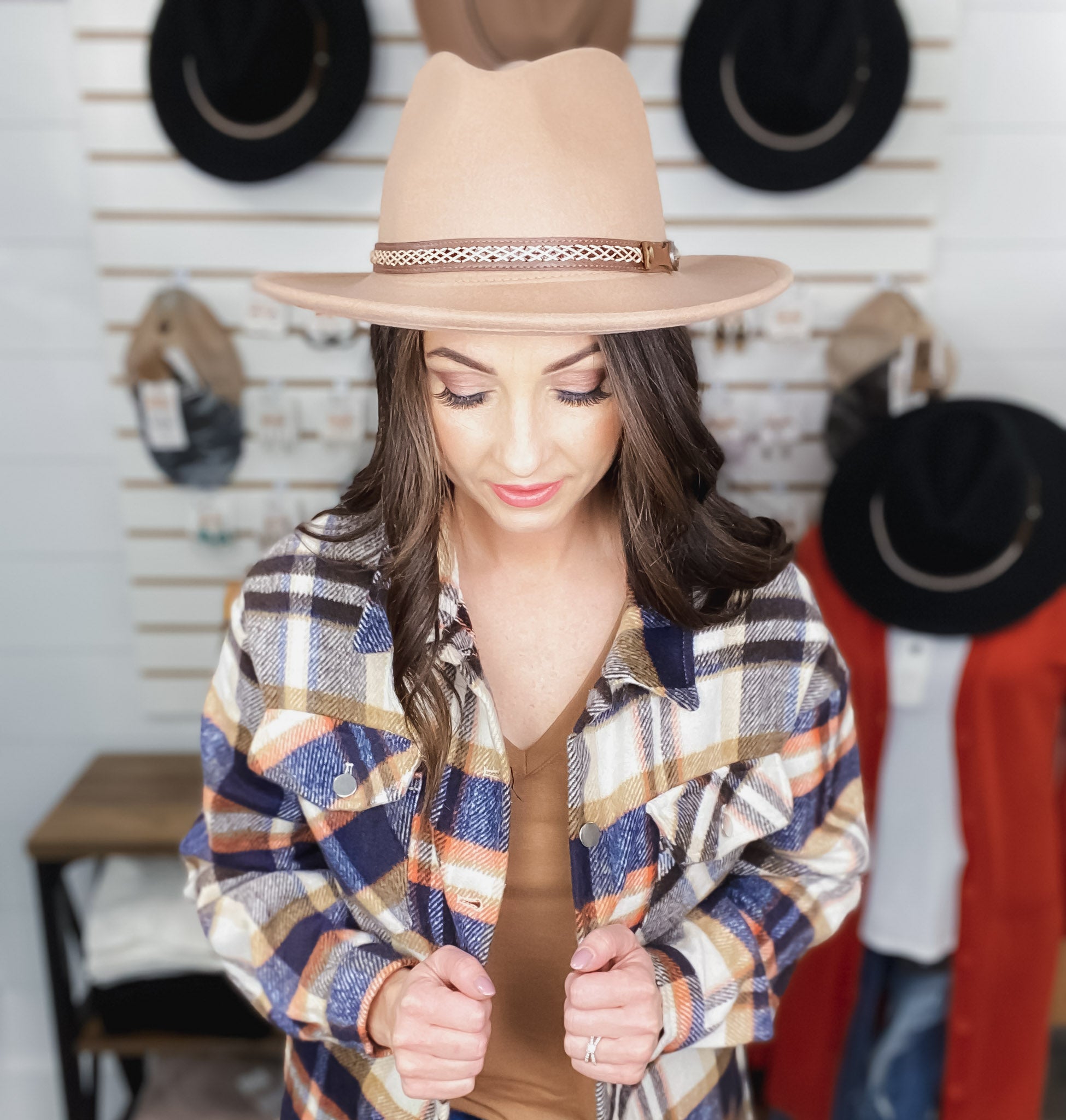 Jacoby Western Inspired Panama Hat in Pecan